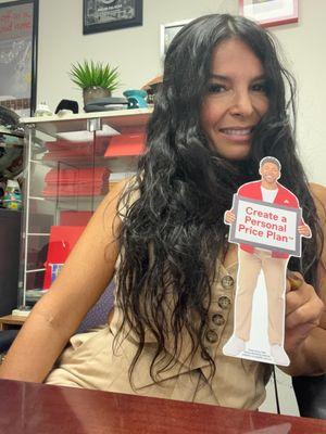 Say hello to Alejandra at our office