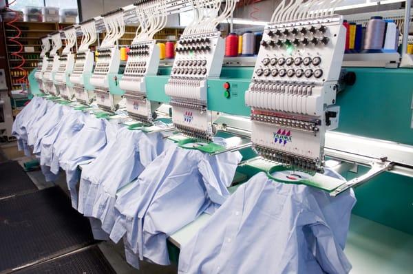 Embroidery machines