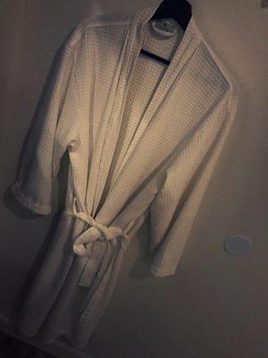 Fresh clean robes available upon request