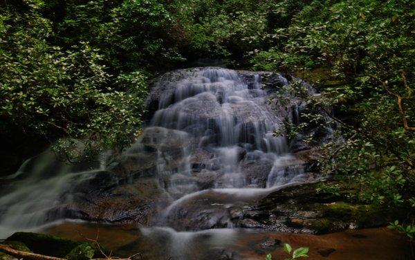 A great lesser traveled waterfall that we go to before we get to a very big secret waterfall