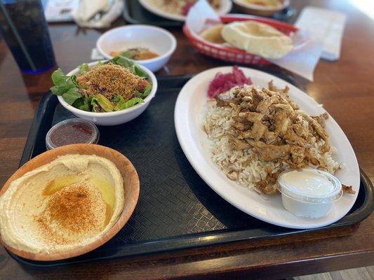 Chicken Shawarma Over Rice