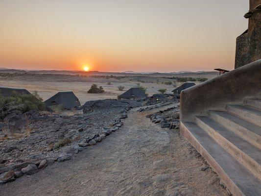 Our hotel in Damaraland - what a surprising and unexpected area