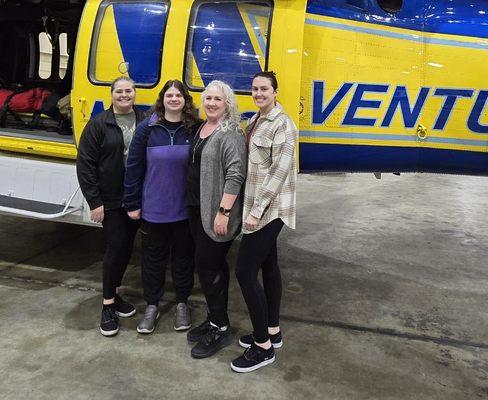 Our amazing crew! Kari, Michelle,  Erin & Kirstyn