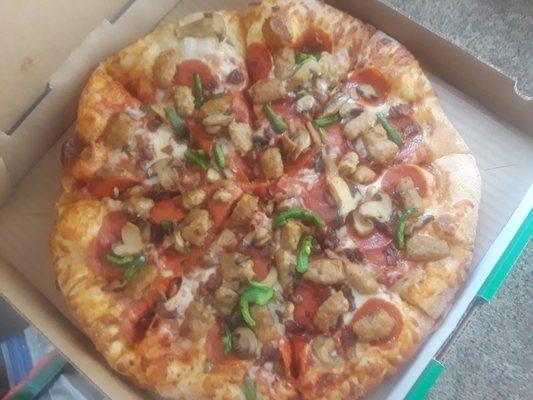 The works pizza