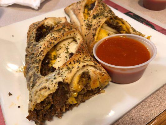 Cheese Steak Stromboli