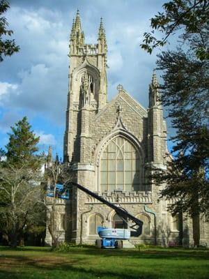 Cool Gothic church next door