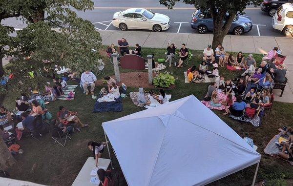 Songs on the Lawn - one of our favorite summer events.