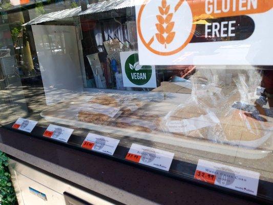 Front window of cookies