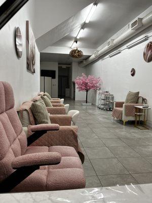 Nail salon interior