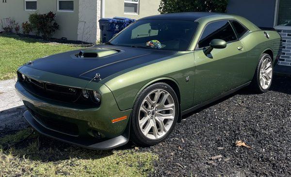 Exterior detail only on this Dodge Challenger, came out gleaming!