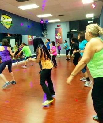 Great Zumba class with "Dee". Sign up for this exhilarate class, you won't regret taking this full choreographed jam session.