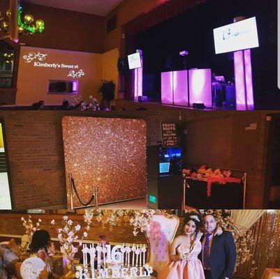 DJ, Photo Booth, Sweet 16, Quince, Wedding