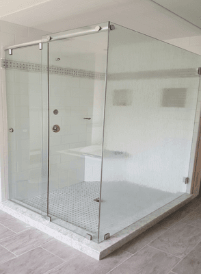 custom glass door