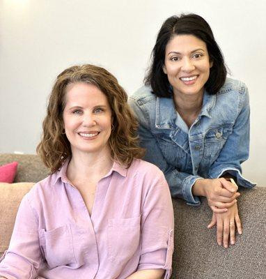 Emily and Geeta, Acupuncturists at Little Dragon Wellness