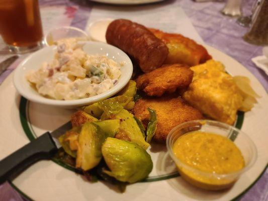 Polish sampler plate.  More than you can eat and really great.