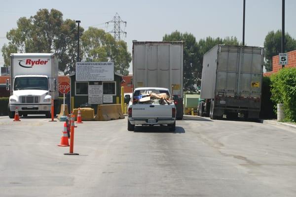 Entrance Scales at Downey Area Recycling and Transfer Facility