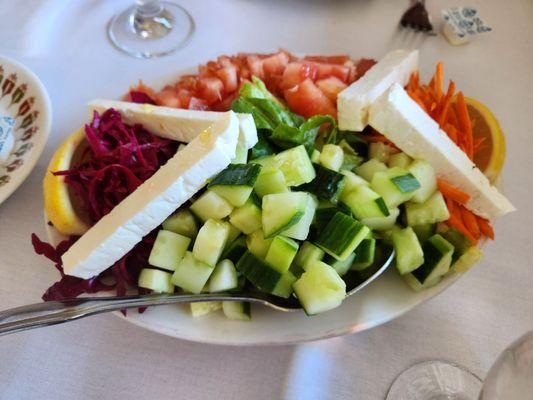 Mixed vegetable salad