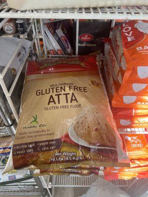 We have gluten free flour is a great option for those who want chapatis, but can't have gluten!