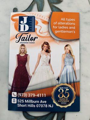 J D Custom Tailor & Tuxedo Rental