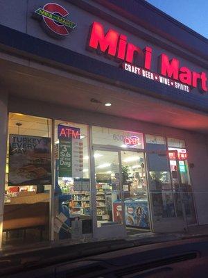 The front of C mini mart