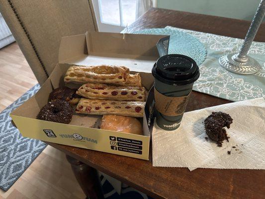 My box of joy! "Donuts" Various Donuts!