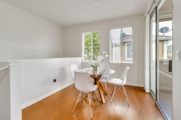 Light-filled dining area extending in the balcony/patio, Mike Ramos, Realtor, Cambrian - San Jose - Silicon Valley, Top Real Estate