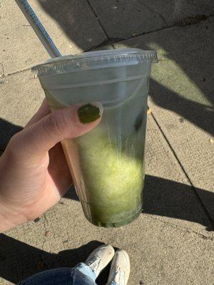 iced oat milk matcha