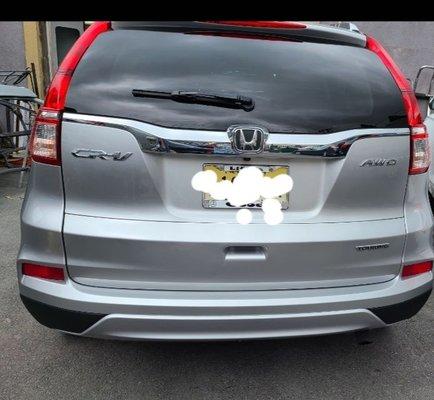 The back of my CRV was destroyed, R&M in WNY, they did a fabulous job