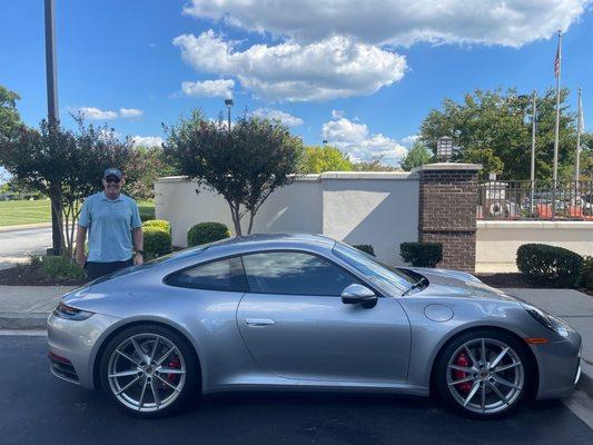 Porsche 911 4S tinted.