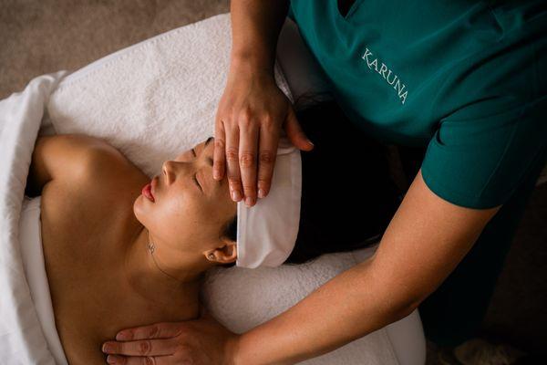 Lymphatic Facial Massage