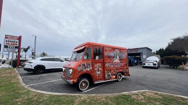 Mister cartoon ice cream truck