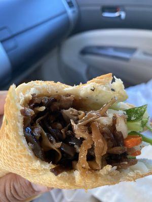 Veggie bahn mi