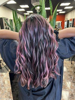 Pink Balayage