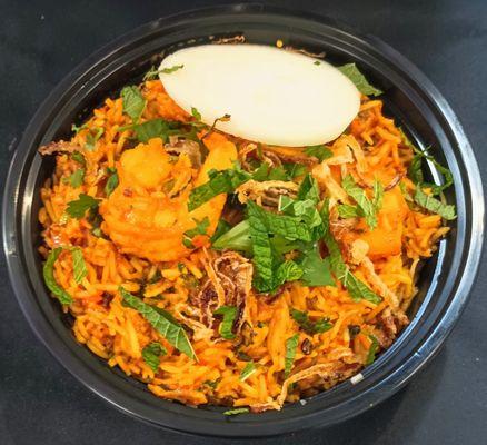 Shrimp Biryani