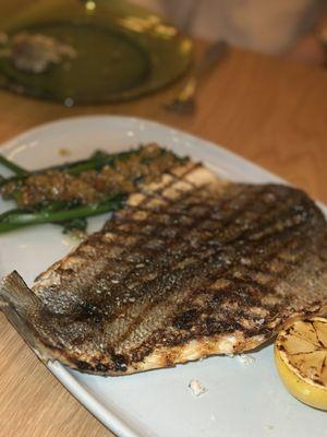 WHOLE GRILLED BRANZINO