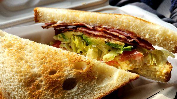 BAE (bacon, avocado & egg salad) Sandwich