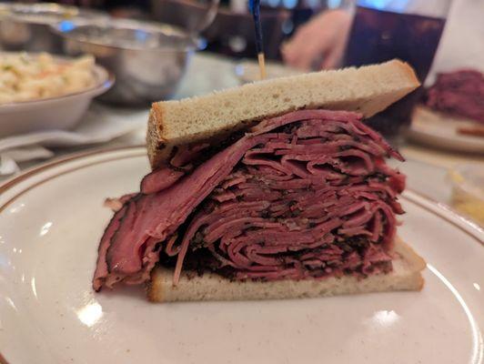 Junior pastrami on rye