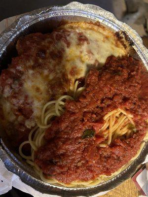 Veal Parm - huge portion !