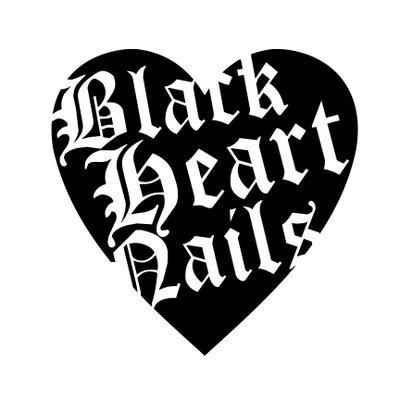 Blackheart nails logo