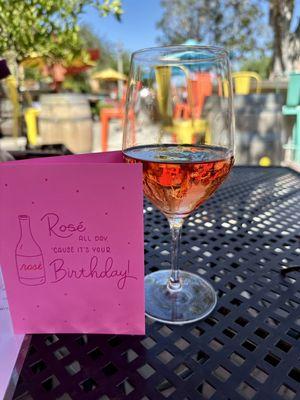 A little rose' and celebrating my birthday