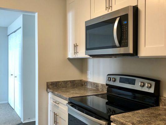 Beautiful New Kitchens with Microwave!