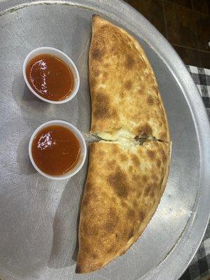 Large Calzone Lunch Special