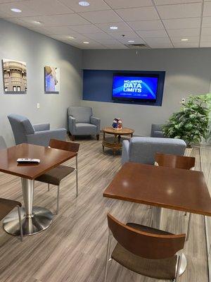 PCG customer waiting area