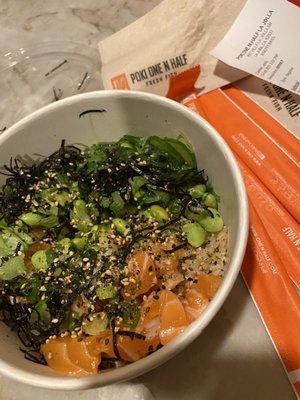 My poke bowl