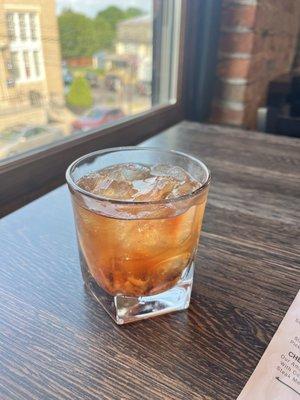 Peach old fashioned