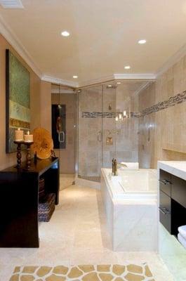 Master Bath remodel - Bringing to our Clients "The Shower Experience ~ with a that Spa feeling!