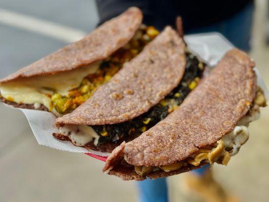 Quesadillas azules