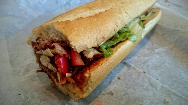 Daily special pulled pork sub.