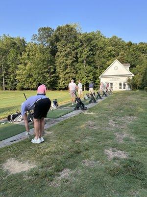 Driving range.