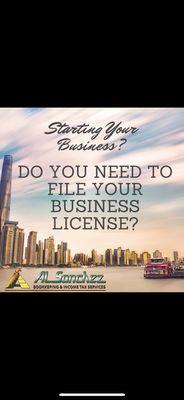 Have you thought about filing business licenses?